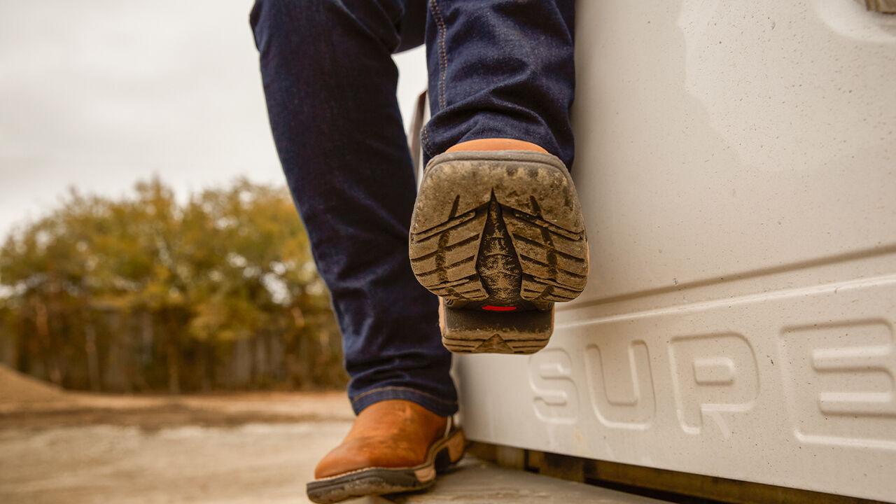 Justin stampede shop work boots waterproof